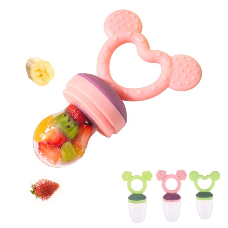 シリコーンの赤ちゃんフルーツ食品フィーダーおしゃぶり、幼児フルーツが生えるテッターのおもちゃ
