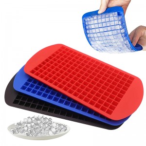 冷却ウイスキーカクテルのためのカスタムデザイン、シリコーンミニアイスキューブトレイ